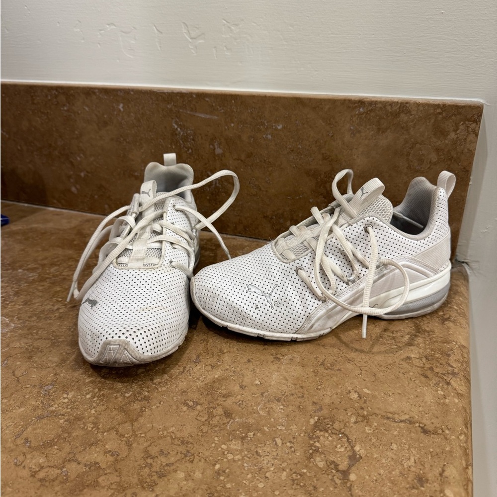Puma White Athletic Sneakers